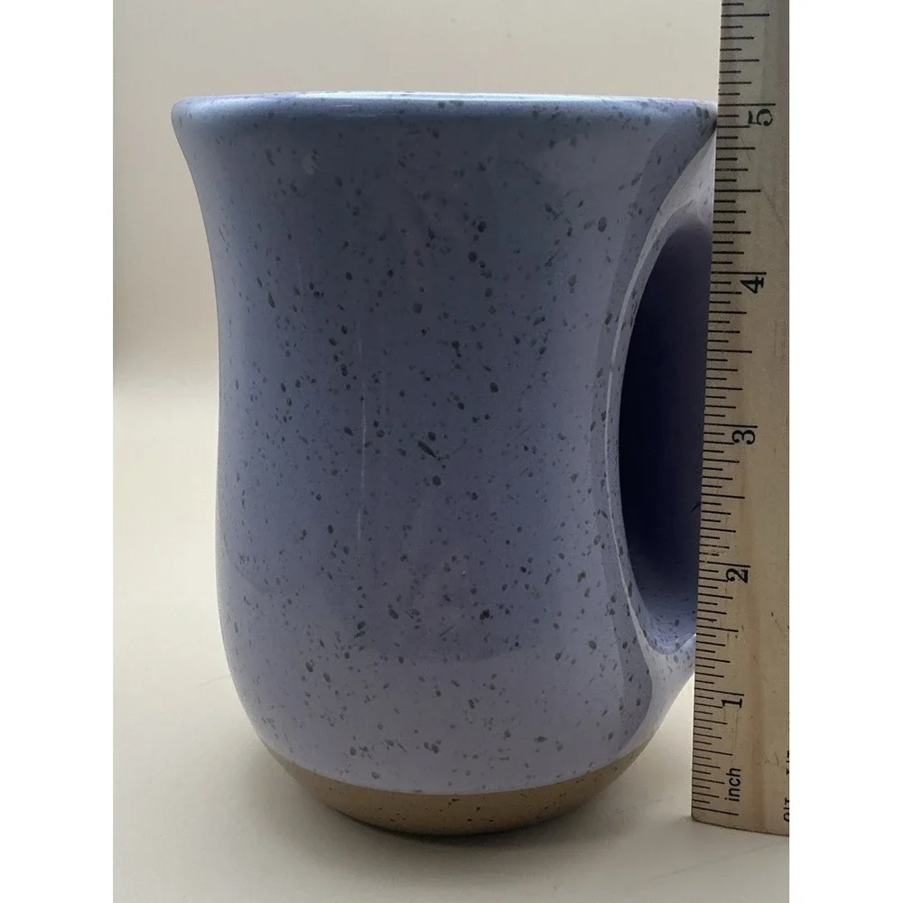 Lighthouse Christian Products Handwarmer Mug Speckled Lavender, PRAY Mark 11:24 - Picture 8 of 9